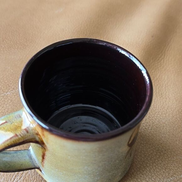 Signed Joyce Morgan Chelsea Pottery Cat Mug – Vtg Studio Ceramic, 3" Espresso - Picture 7 of 10